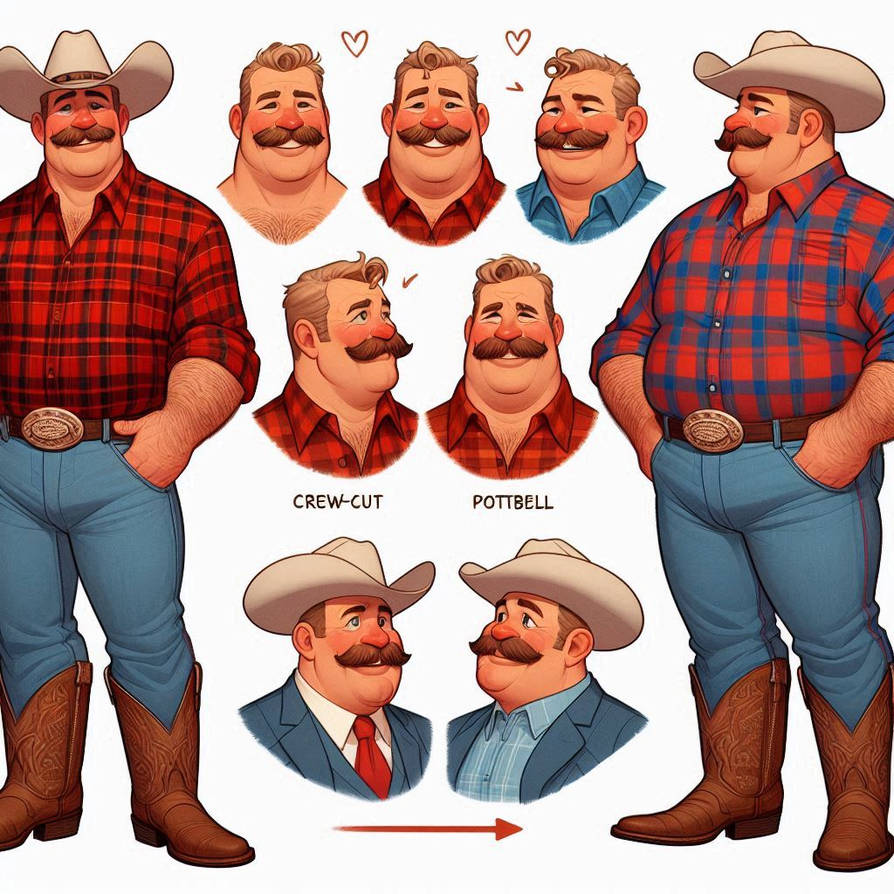 Reference Sheet: Randle Redman by MasterBrody on DeviantArt