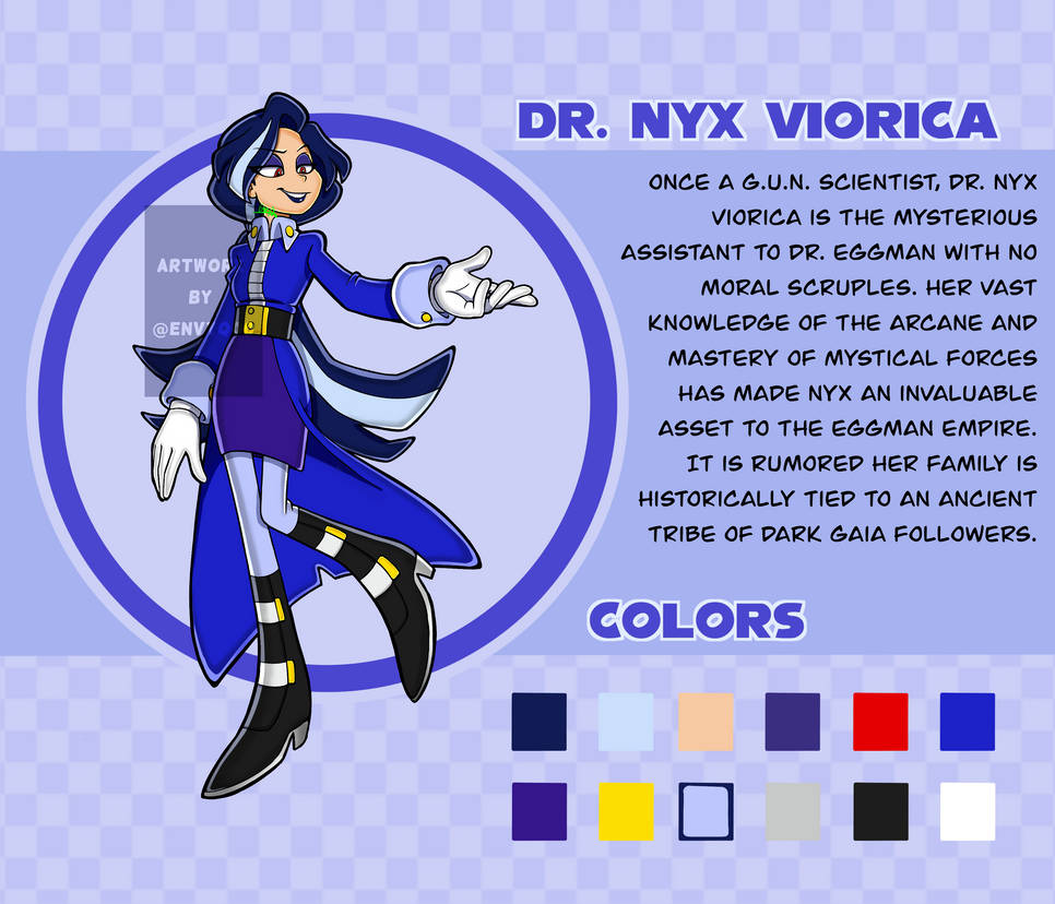 Nyx Viorica ref sheet Sonic OC by EnvyQ00D on DeviantArt