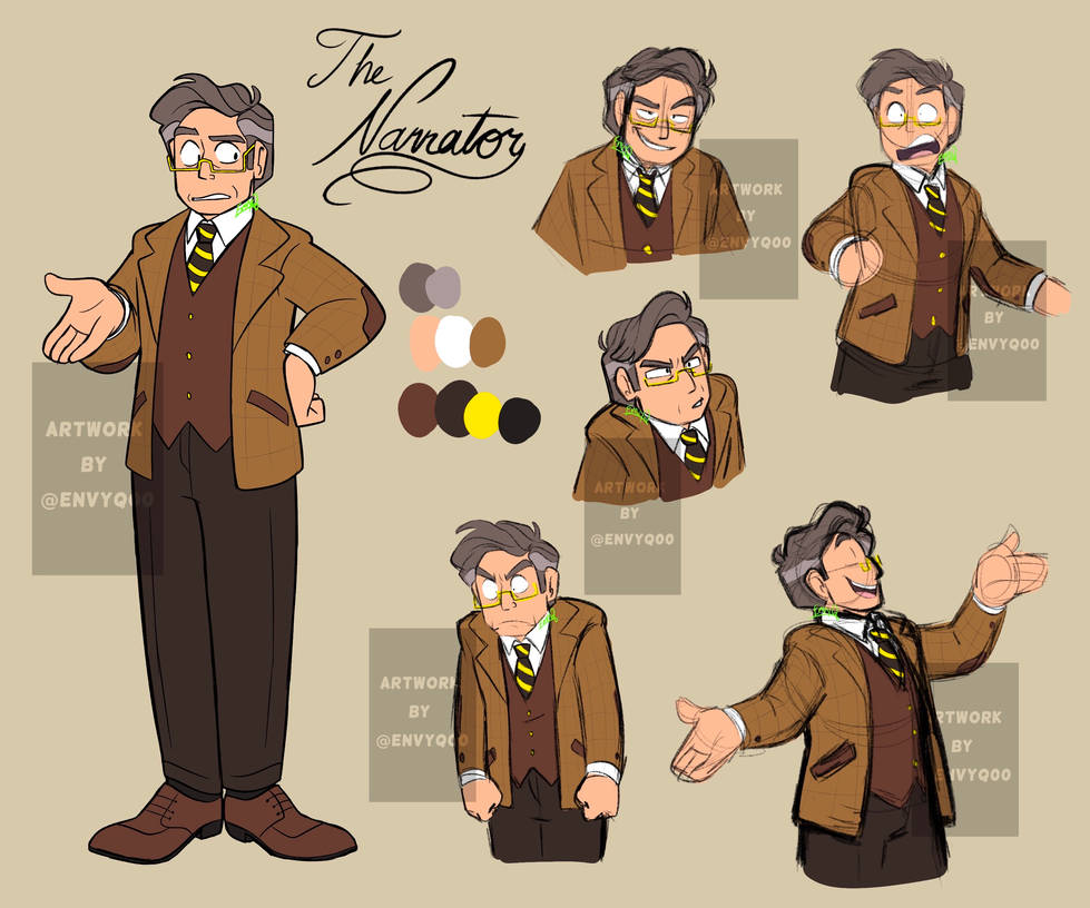 Narrator design The Stanley Parable by EnvyQ00D on DeviantArt