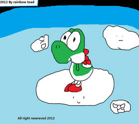 Yoshi in sky