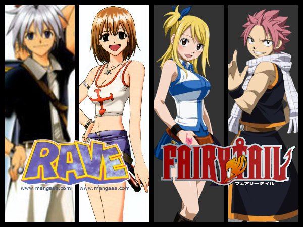 Rave Master And Fairy Tail By Lunaheartneel16 On Deviantart