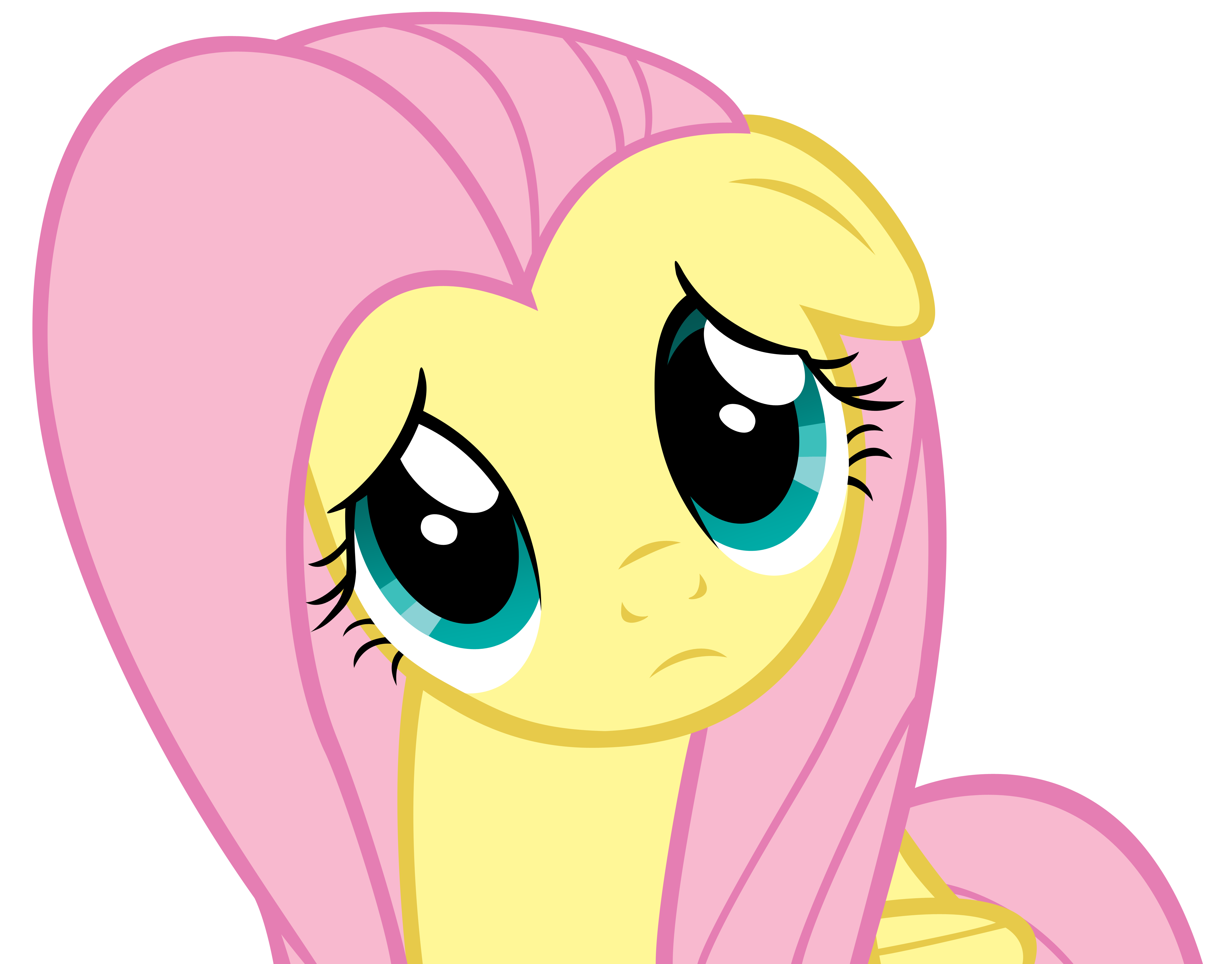 Fluttershy triste