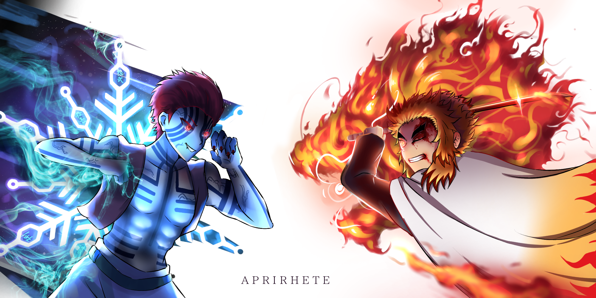 Akaza Vs Rengoku By Thehighestpart On Deviantart Akaza Vs Rengoku By Thehighestpart On Deviantart