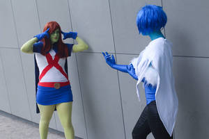 Miss Martian and Killer Frost: Young Justice.