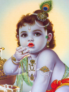 Wallpaper Little Krishna by u4nltimatewave on DeviantArt