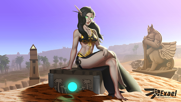 Blood Elf by ExaelART Blood Elf by ExaelART