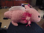 Axolotl amigurumi plush 2 by craftybird