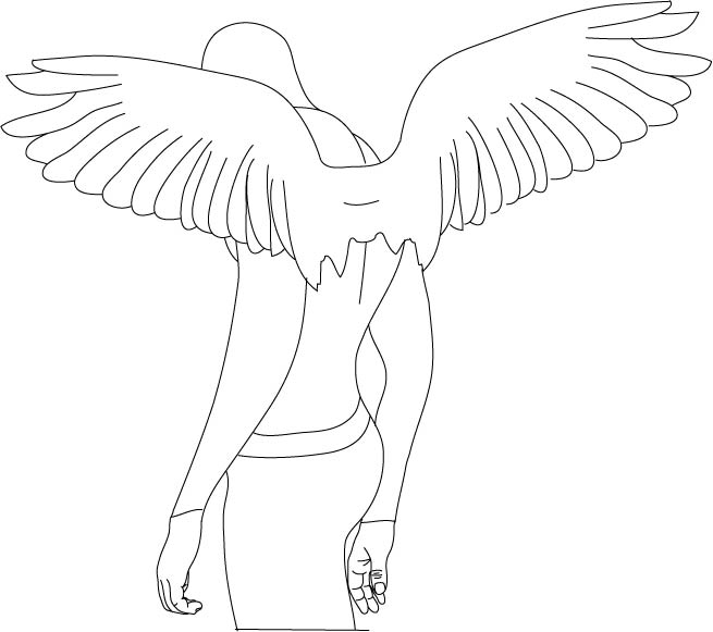 Angel Outline 3