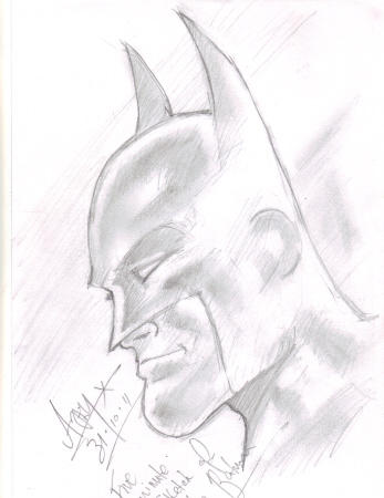 Batman Head Sketch by adey01 on DeviantArt