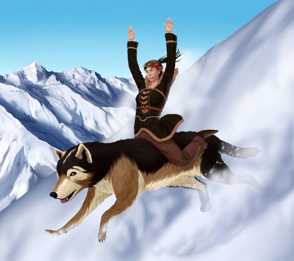 Wolf Ride by CrossAnima on DeviantArt