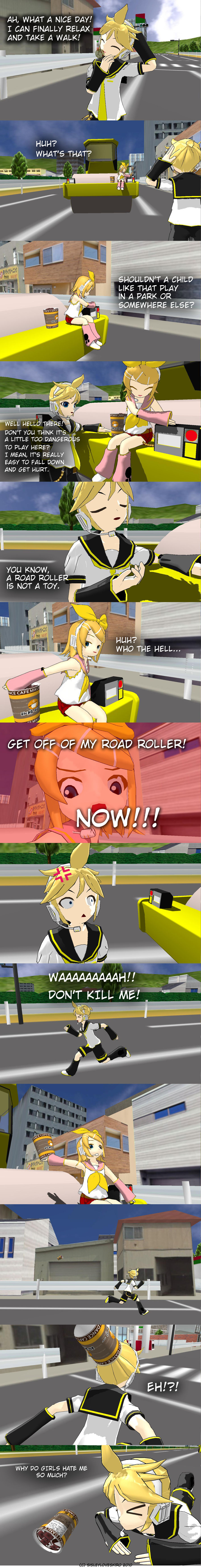 It's Rin's Road Roller
