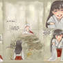 Sesshoumaru's desk.