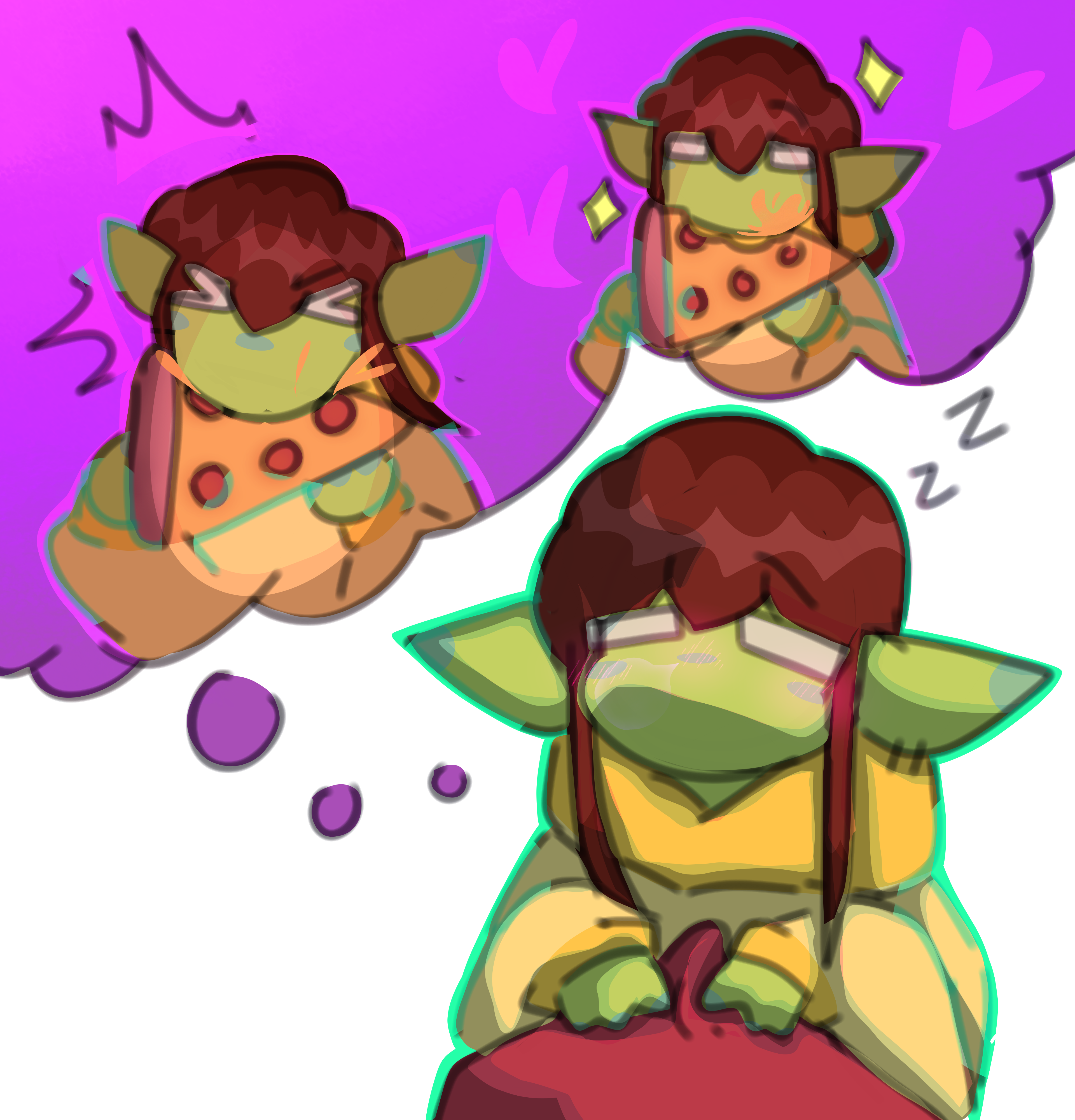 Mossup Mossup sleepy time by cupz-chan on DeviantArt