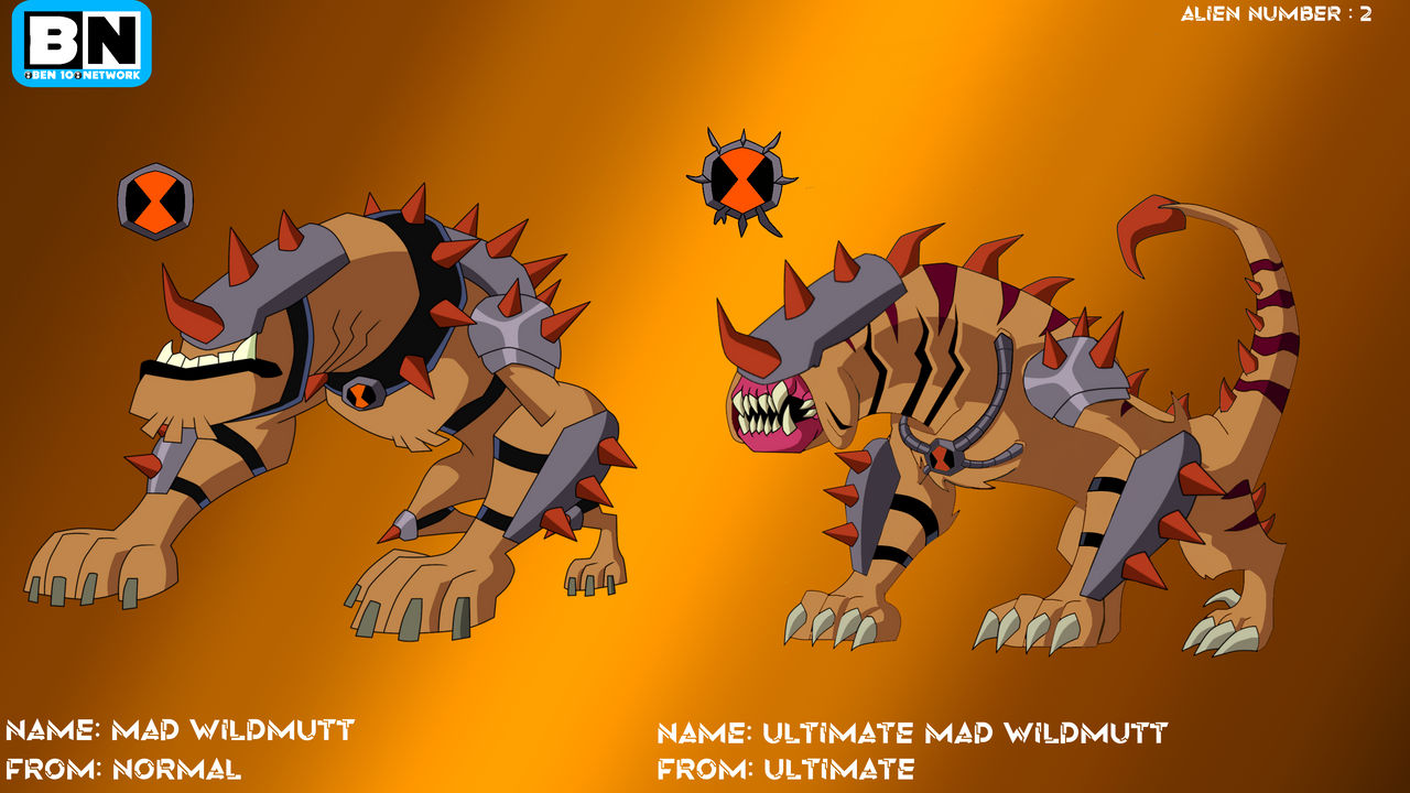 MAD BEN NORMAL AND ULTIMATE MAD WILDMUTT By BEN10NETWORK On DeviantArt mad-ben-normal-and-ultimate-mad-wildmutt-by-ben10network-on-deviantart