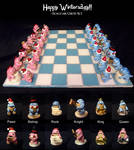 Quaggan chess set finished