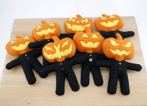 Pumpkin Guard plushies