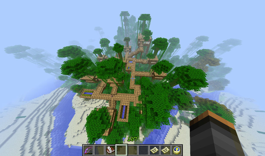 Minecraft: Tree Top Village by Owlzai on DeviantArt