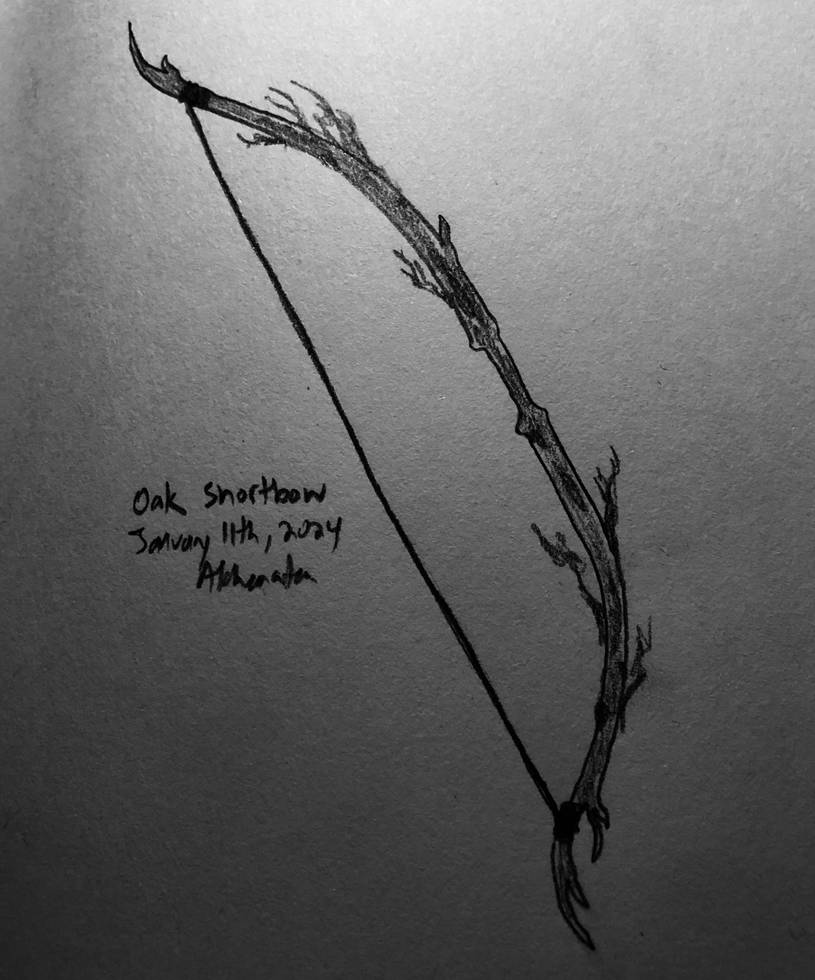 Shortbow Drawing Color Oak Shortbow by Akhenaten23 on DeviantArt