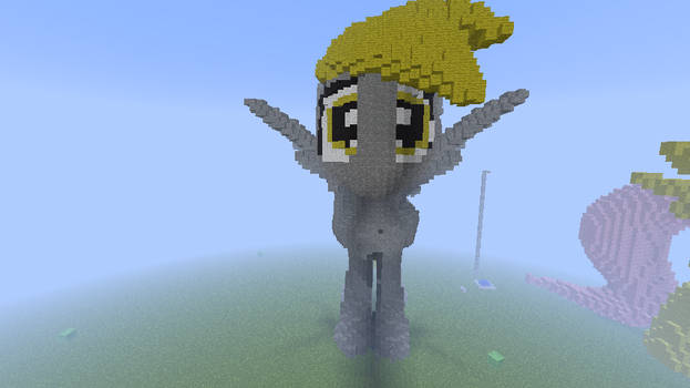 3D minecraft Derpy hooves