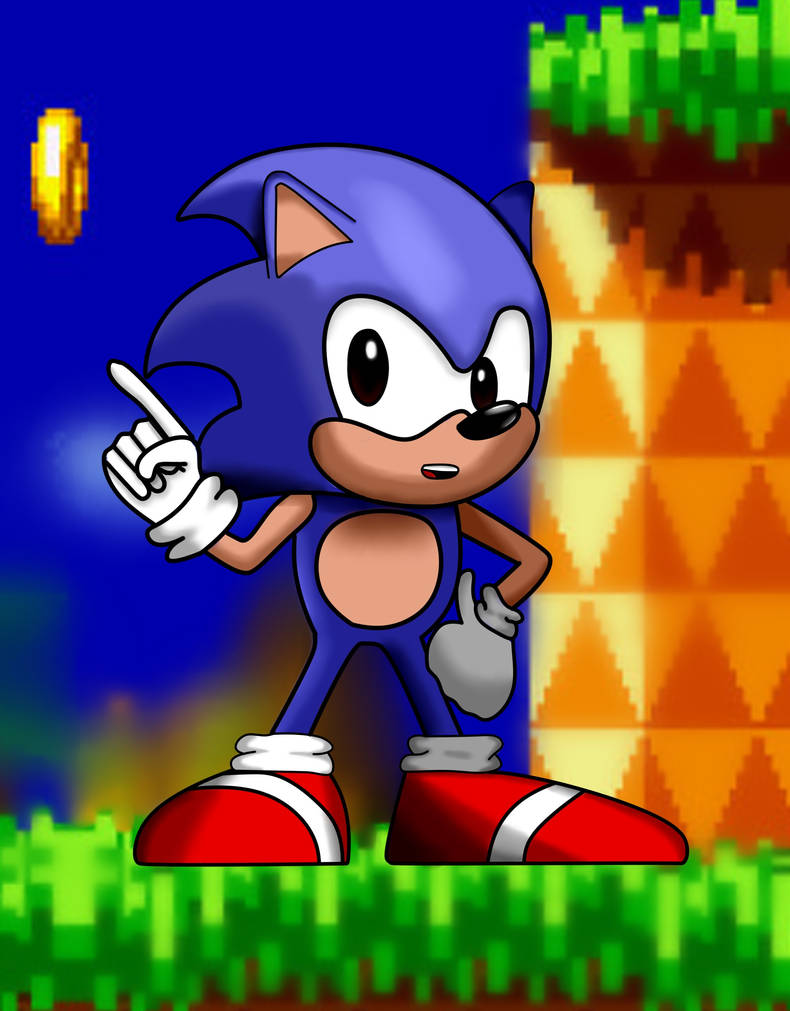 AudioReam on X: I have done one of Sonic's 'I'm Outer Here' Sprites from  the 0.02 Sonic CD Prototype as a Sonic 1 styled Sprite.   / X