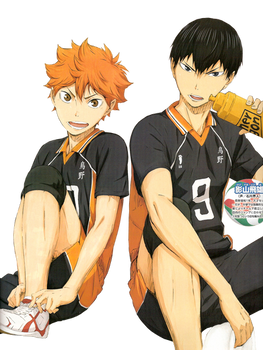 Hinata and Kageyama render