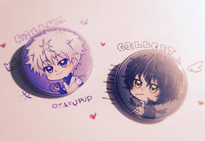 Killua and Gilbert Pins