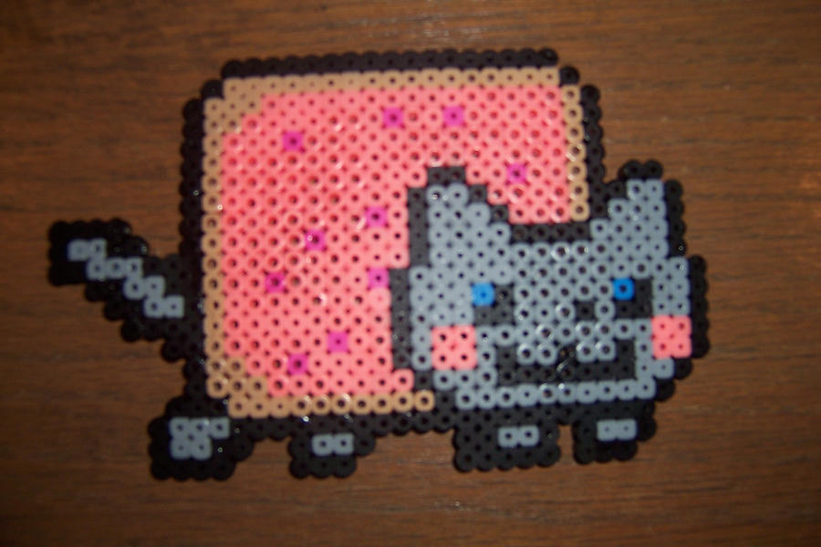 Nyan Cat Perler Beads by Creationary on DeviantArt