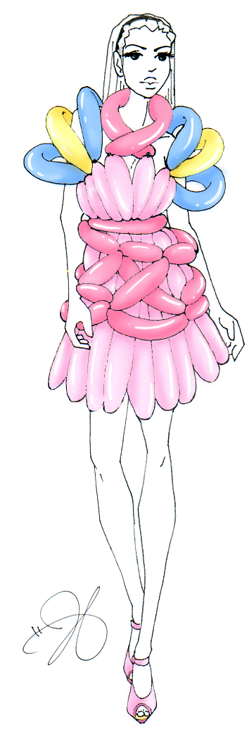 Balloon Dress Pinkie Pie Style