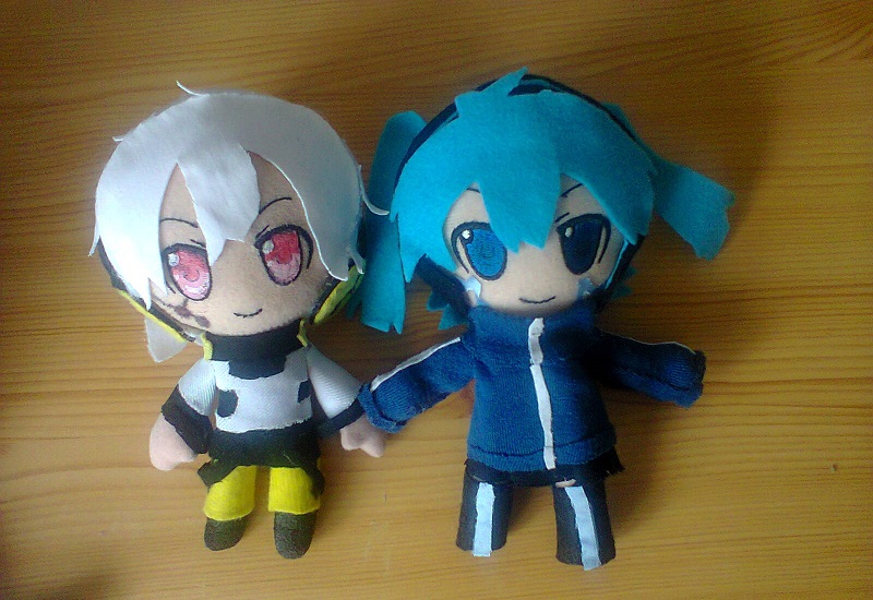 Konoha et Ene Plushes - Kagerou project