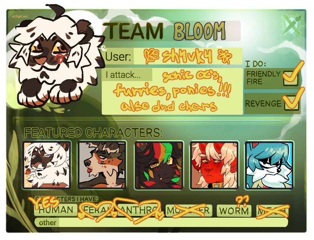 artfight card 2022 by g4vk4 on DeviantArt artfight card 2022 by g4vk4 on DeviantArt