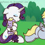 Derpy and Rarity