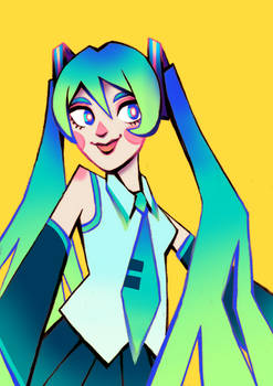 Sixfanarts 1: Miku Hatsune