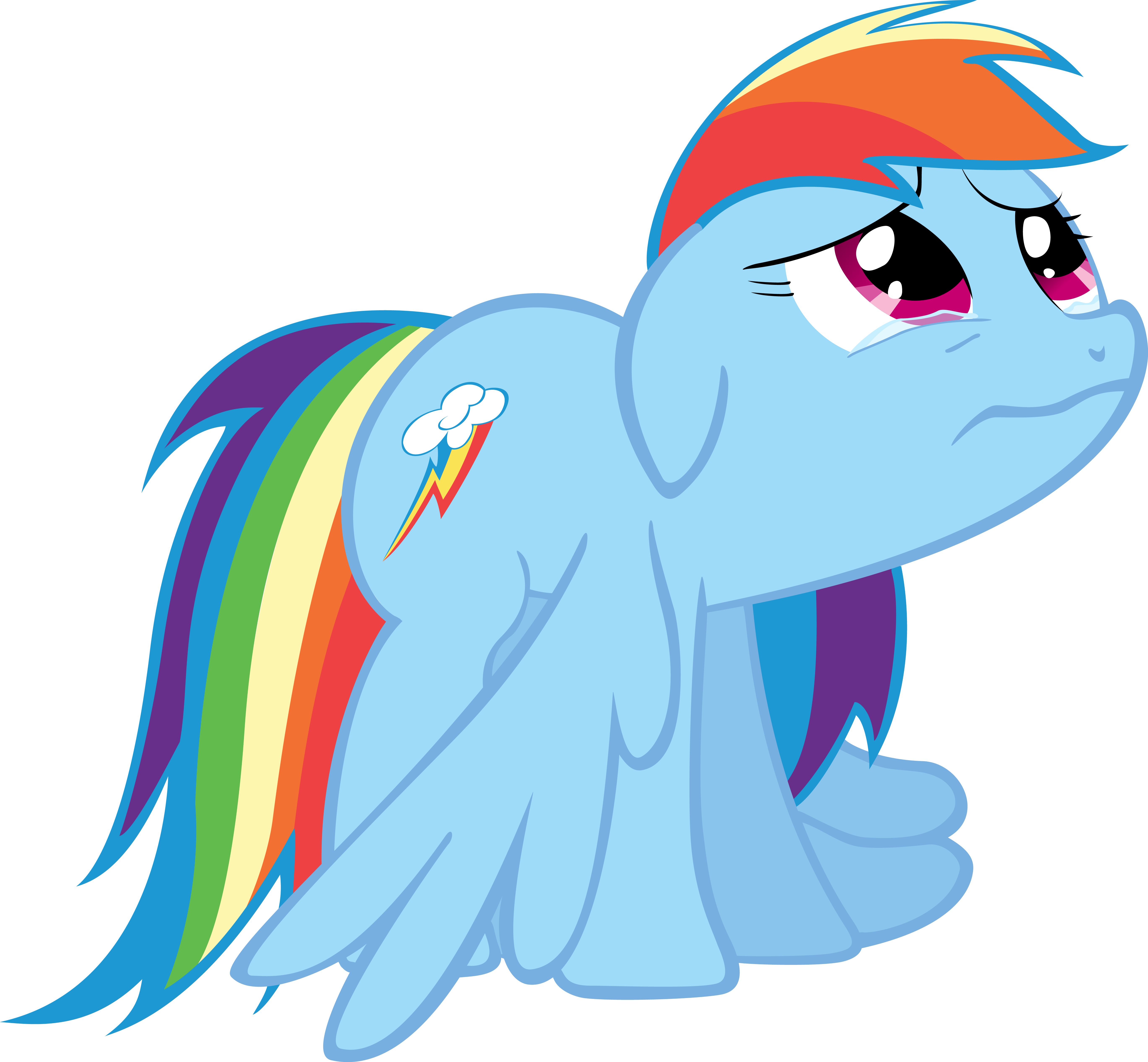 Rainbow dash is Sad