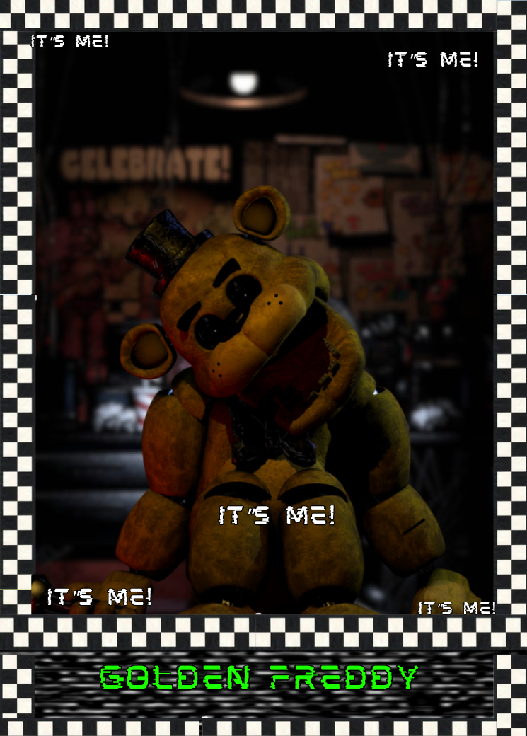 Golden Fn Card FNAF 1 Trading Card Golden Freddy by FNAFTC on DeviantArt