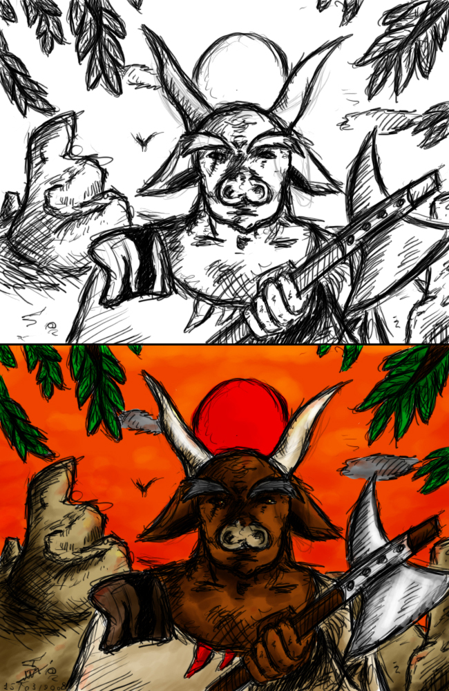 Minotaur by Lethao on DeviantArt