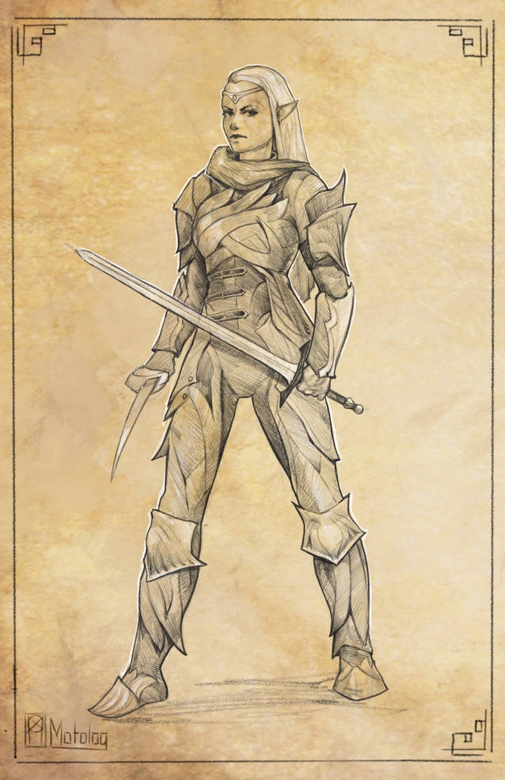 Drow in bg3 armour commission by Motolog on DeviantArt