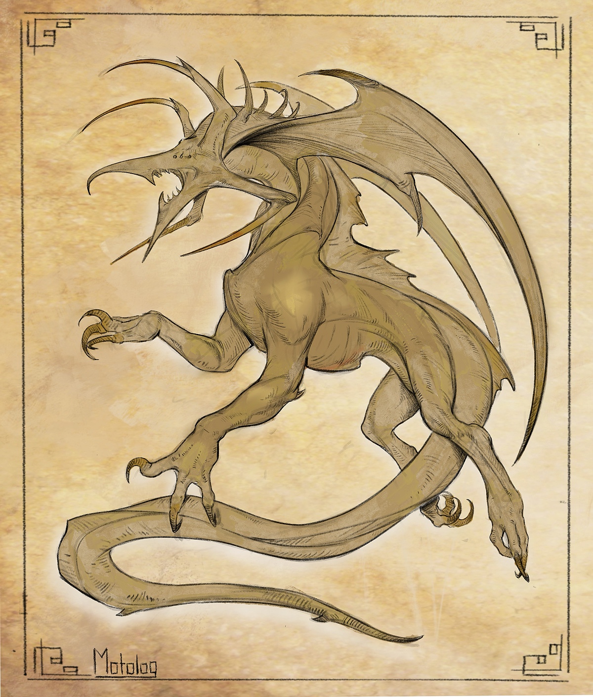Adoptable creature on hold by Motolog on DeviantArt
