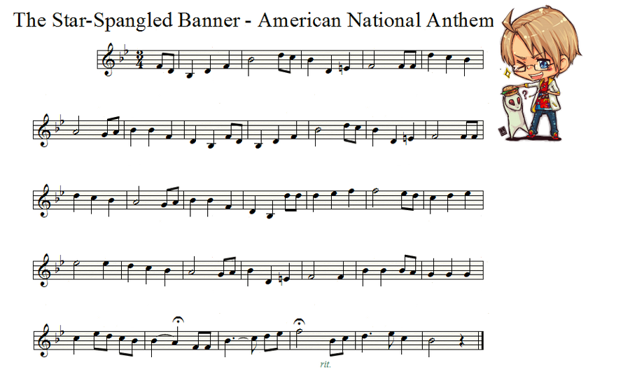 US National Anthem StarSpangled Banner Violin by valdesu on DeviantArt