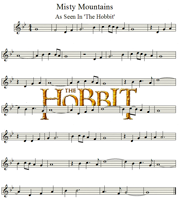 The Hobbit Misty Mountains Violin By Valdesu On Deviantart The Hobbit Misty Mountains Violin By Valdesu On Deviantart