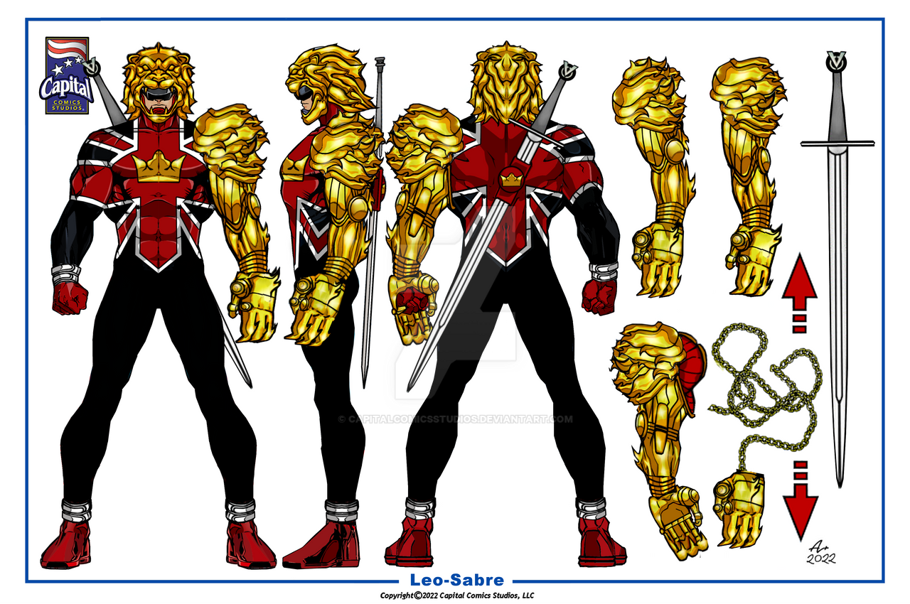 Leo Sabre-Burning Fury Model Sheet