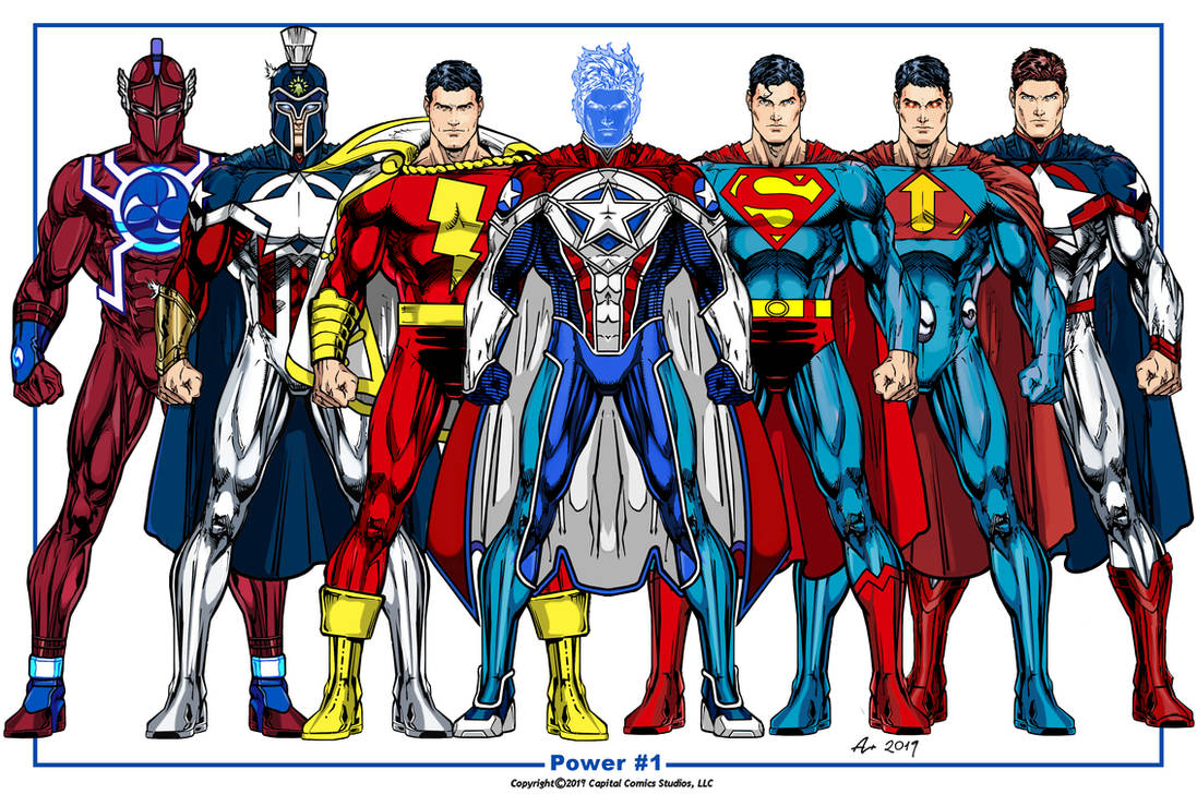 Power #1 Updated by CapitalComicsStudios on DeviantArt