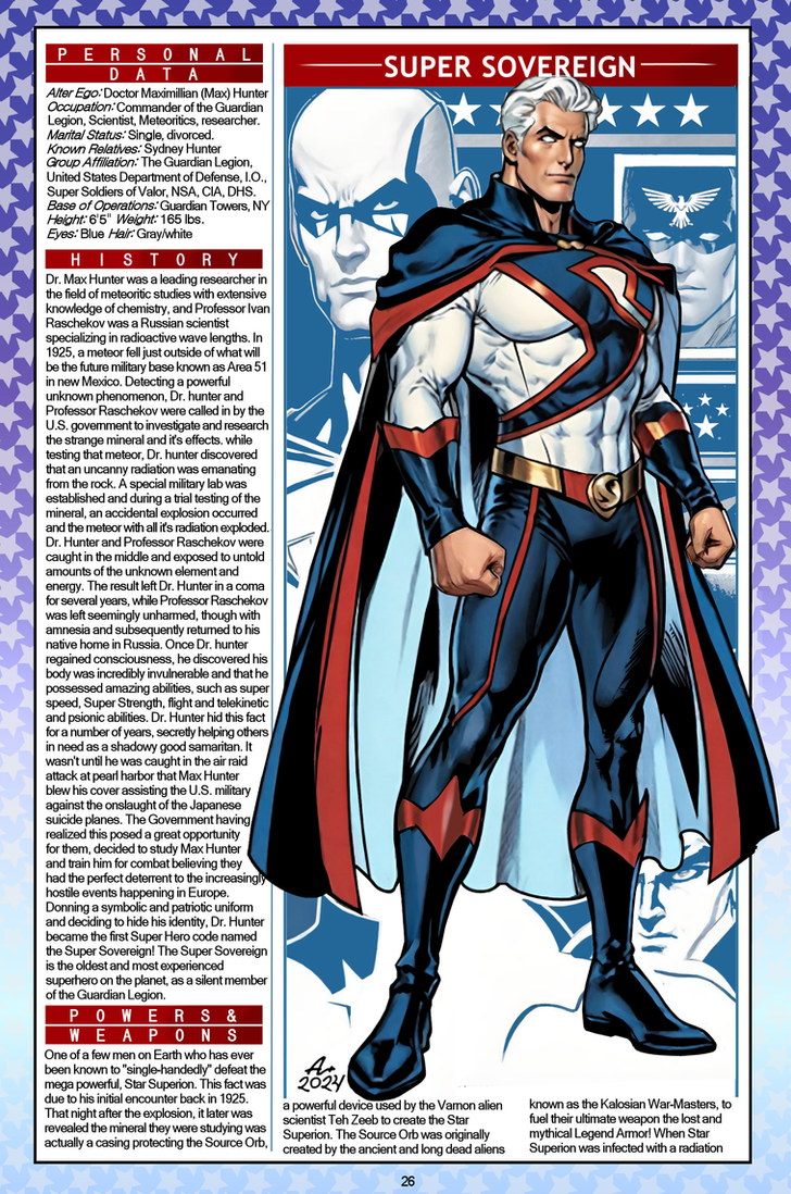 Sovereign Ruler Dc Capital Comics handbook Page 26 Super Sovereign by CapitalComicsStudios ...