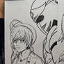 The Ice Queen's gaze and her royal guard