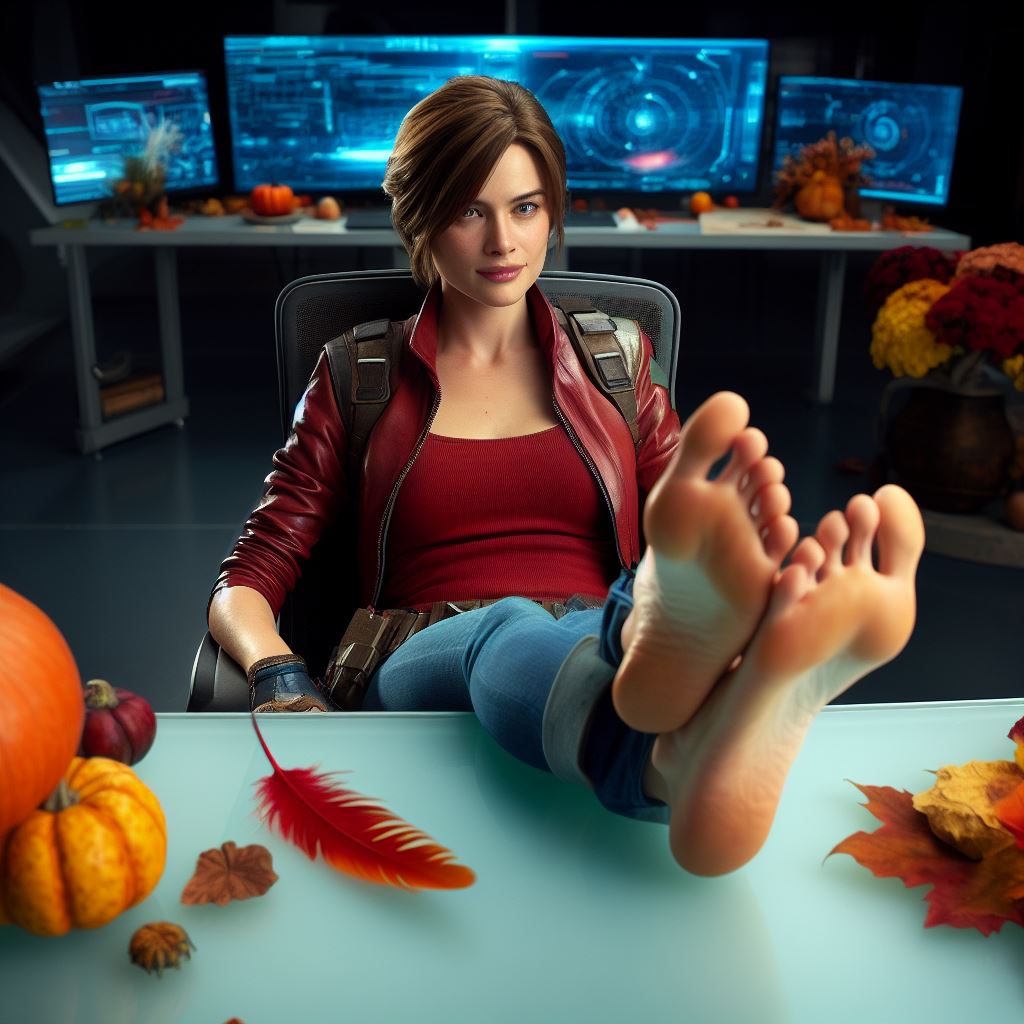 Resident Evil - Claire Redfield Tickle Teasin' by T-Science on DeviantArt
