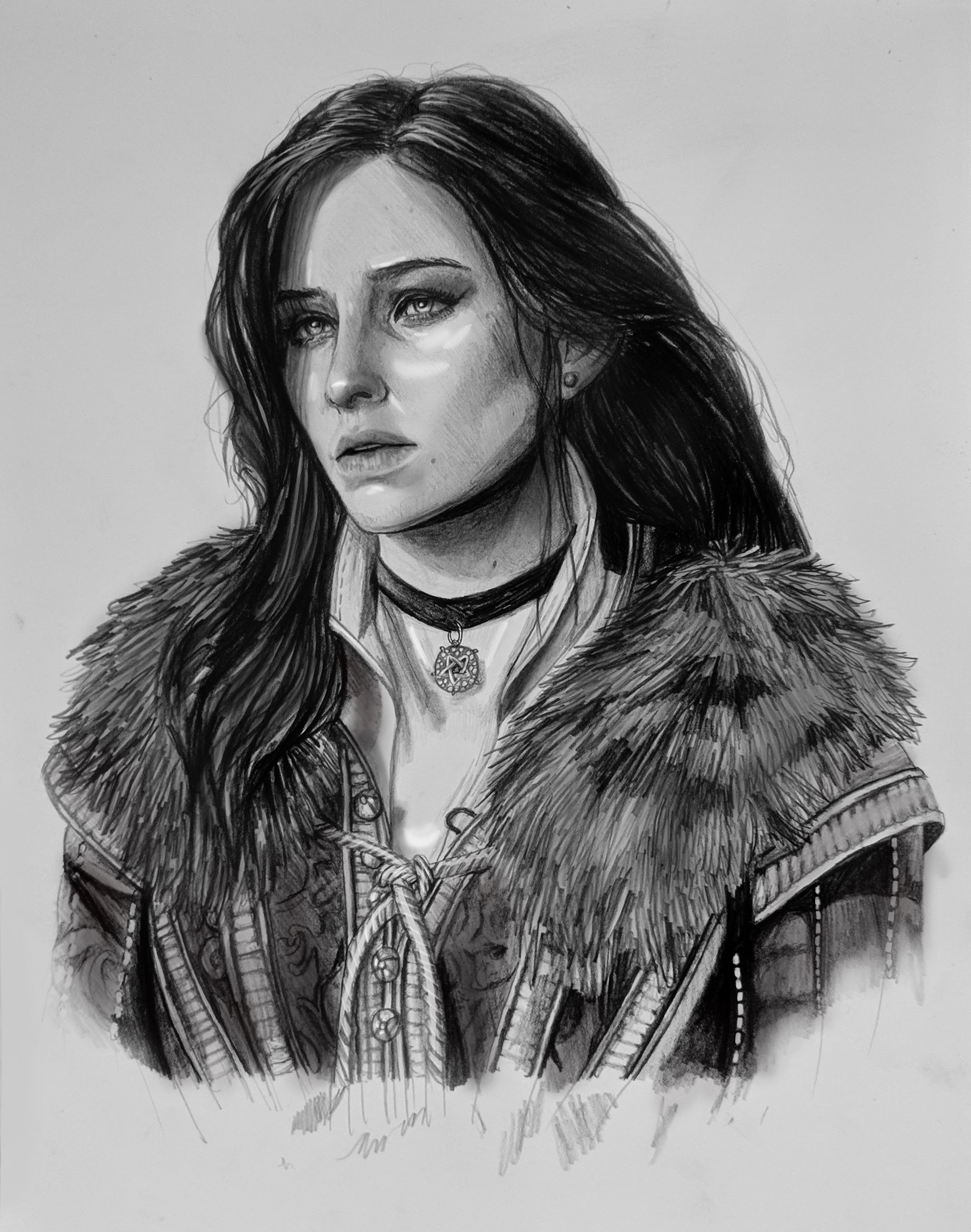 Speedpaint drawing – Yennefer of Vengerberg