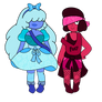 Ruby and saphire