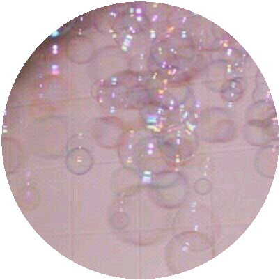 Bubbles On Tile Circled Transparent