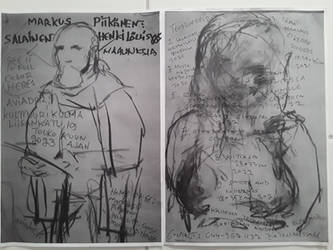 Double portrait , and artshow in Helsinki,may 2023