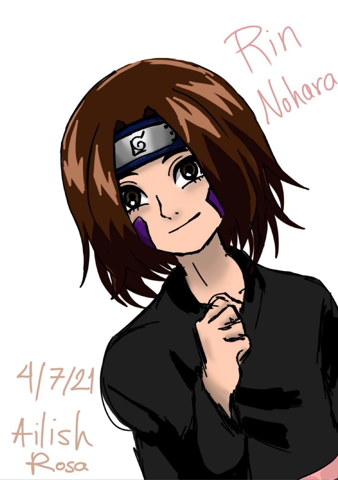 Rin Nohara / FanArt by ChildhoodAmour17 on DeviantArt