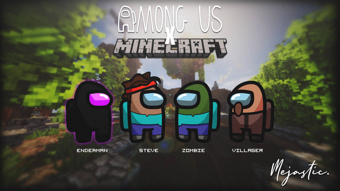 Among Us x Minecraft: Custom Skins by azunyansama on DeviantArt
